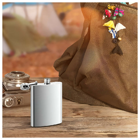 Stainless Steel Hip Flask Flagon Whiskey Wine Pot